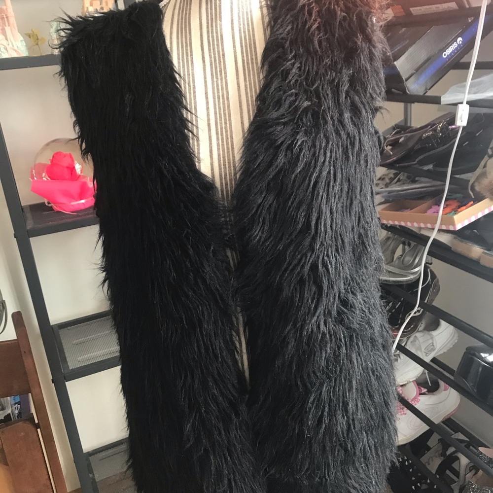Fuzzy vest